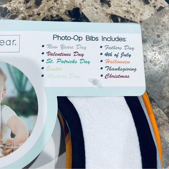 New Baby bib photo set for holidays - Picture 7 of 8